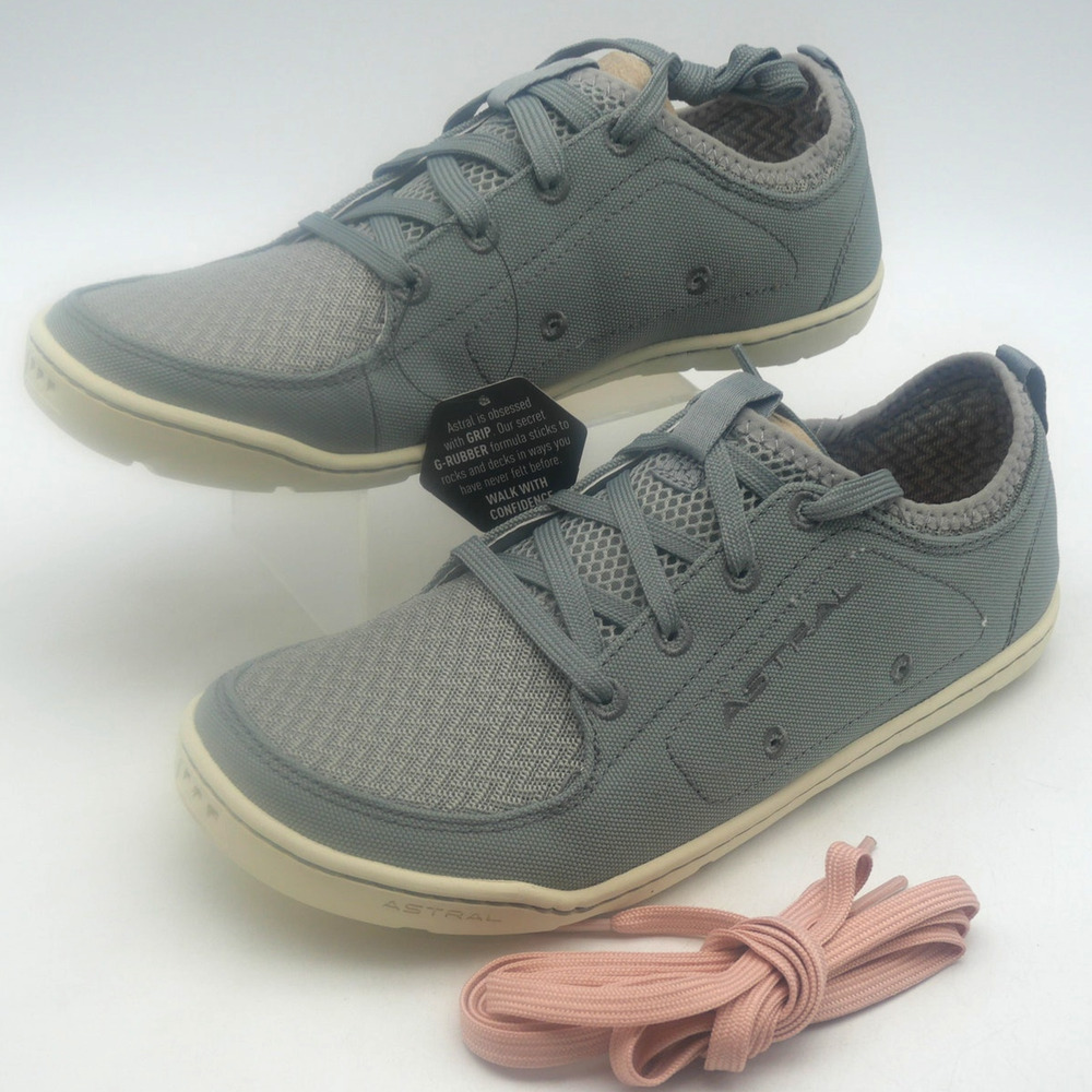NEW Astral Women's 9 Loyak Gray Minimalist Water Shoes Barefoot Sneakers